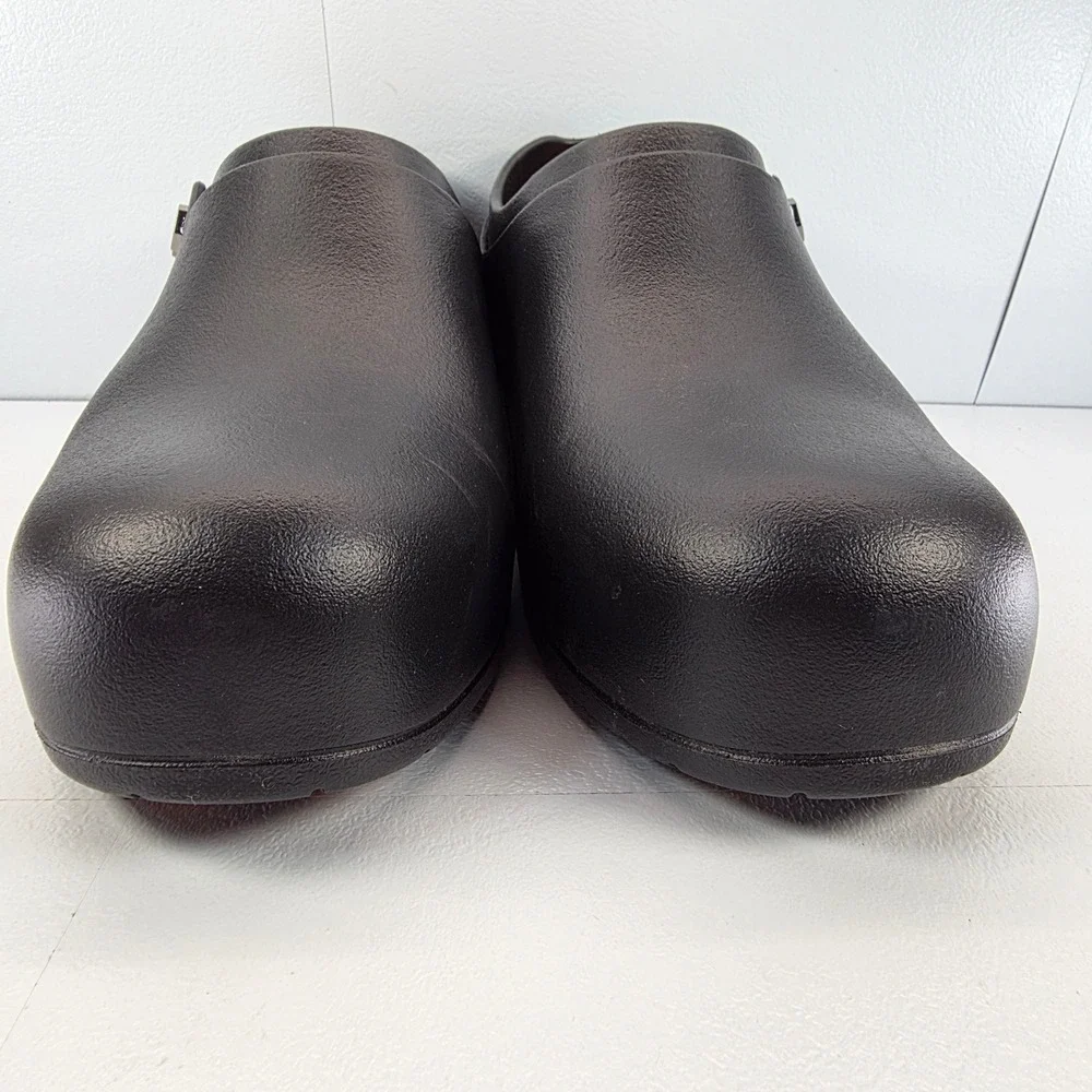 Stico Black Slip Resistant Professional Clogs Work Shoes Men Size 12 Chef NEC03S